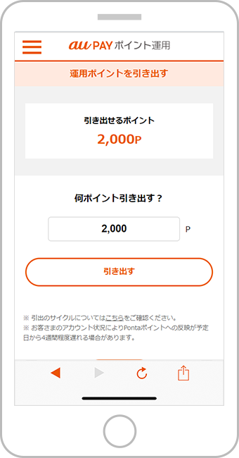 Au Pay ポイント運用